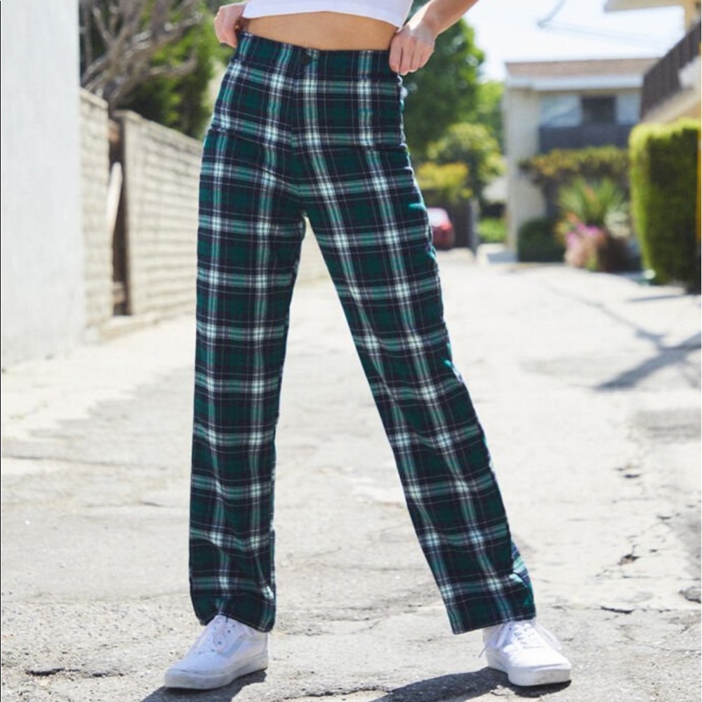 Brandy Melville Plaid Kim Pants